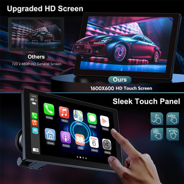 Wireless CarPlay display screen